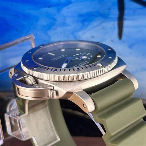 panerai verde militare submersible|Panerai submersible 42mm price.